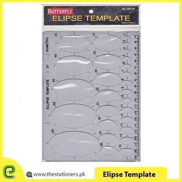 Isometric Ellipse Template The Stationers
