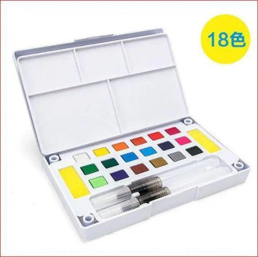 Keep Smiling Aquarelle Watercolor with Palette 18 The Stationers