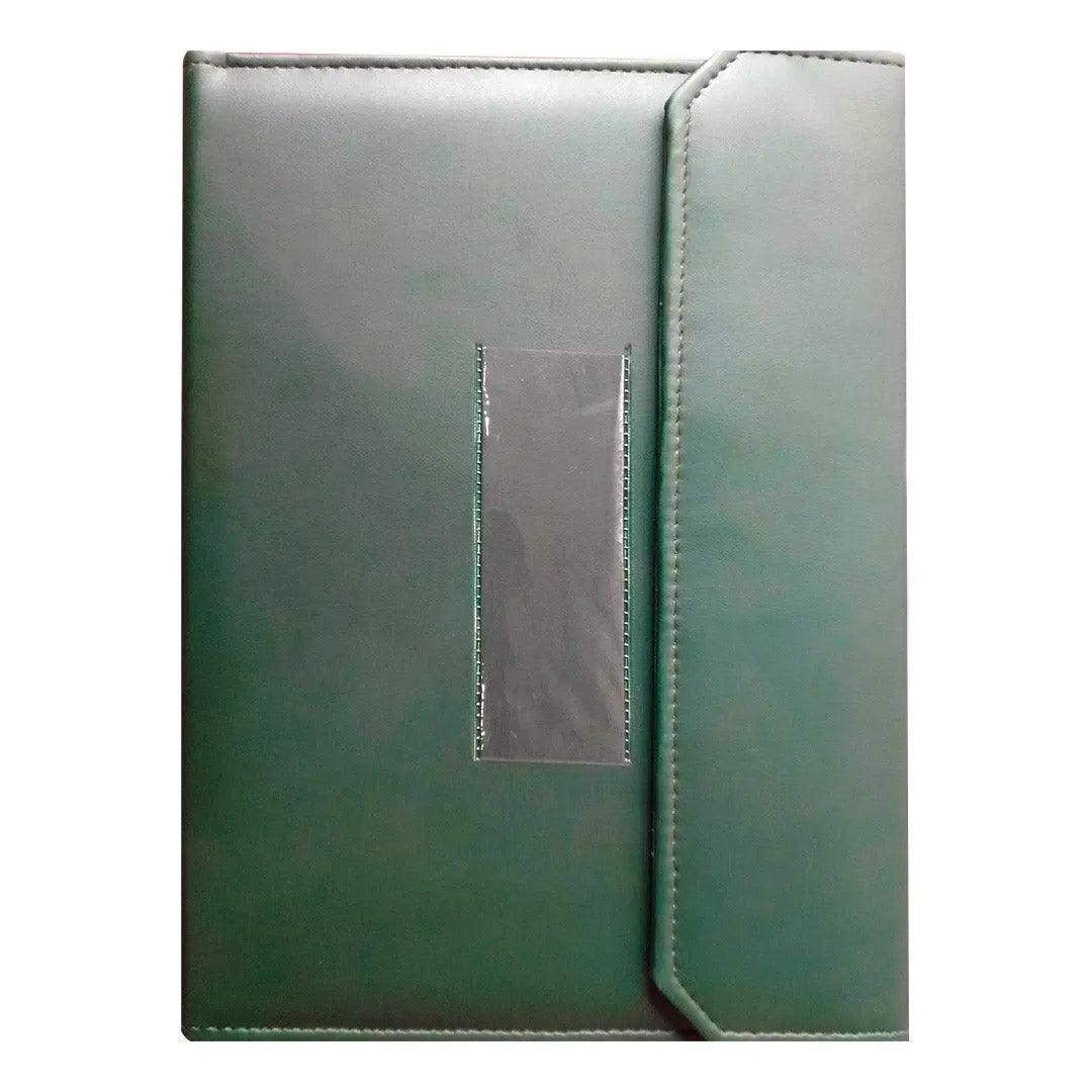 Leather File Folder Button Bag The Stationers