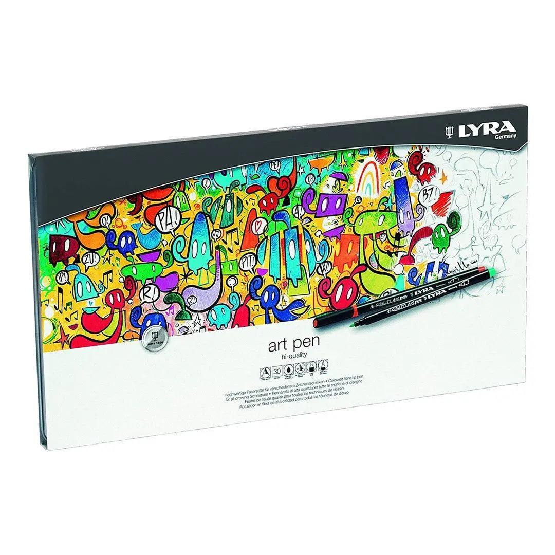 Lyra hi quality art pen tin box of 30 The Stationers