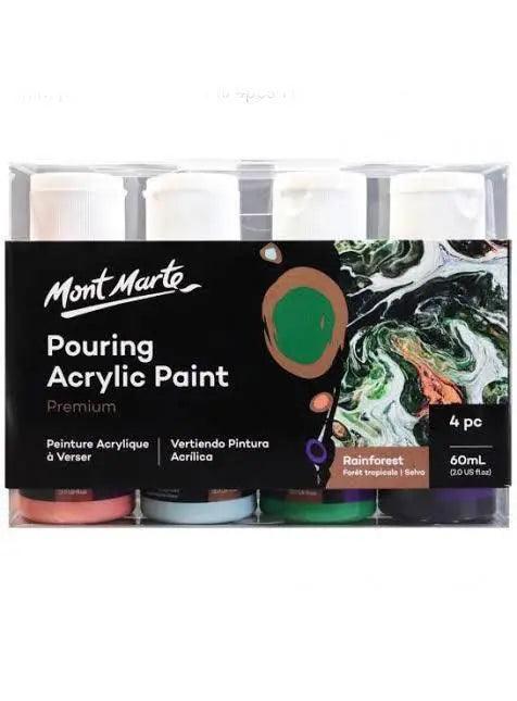 Mont MARTE Fluid Art Pouring Acrylic Paint Set 60ml The Stationers