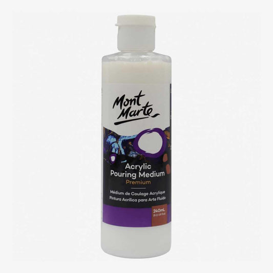 Mont Marte Premium Acrylic Pouring Medium 240ml The Stationers