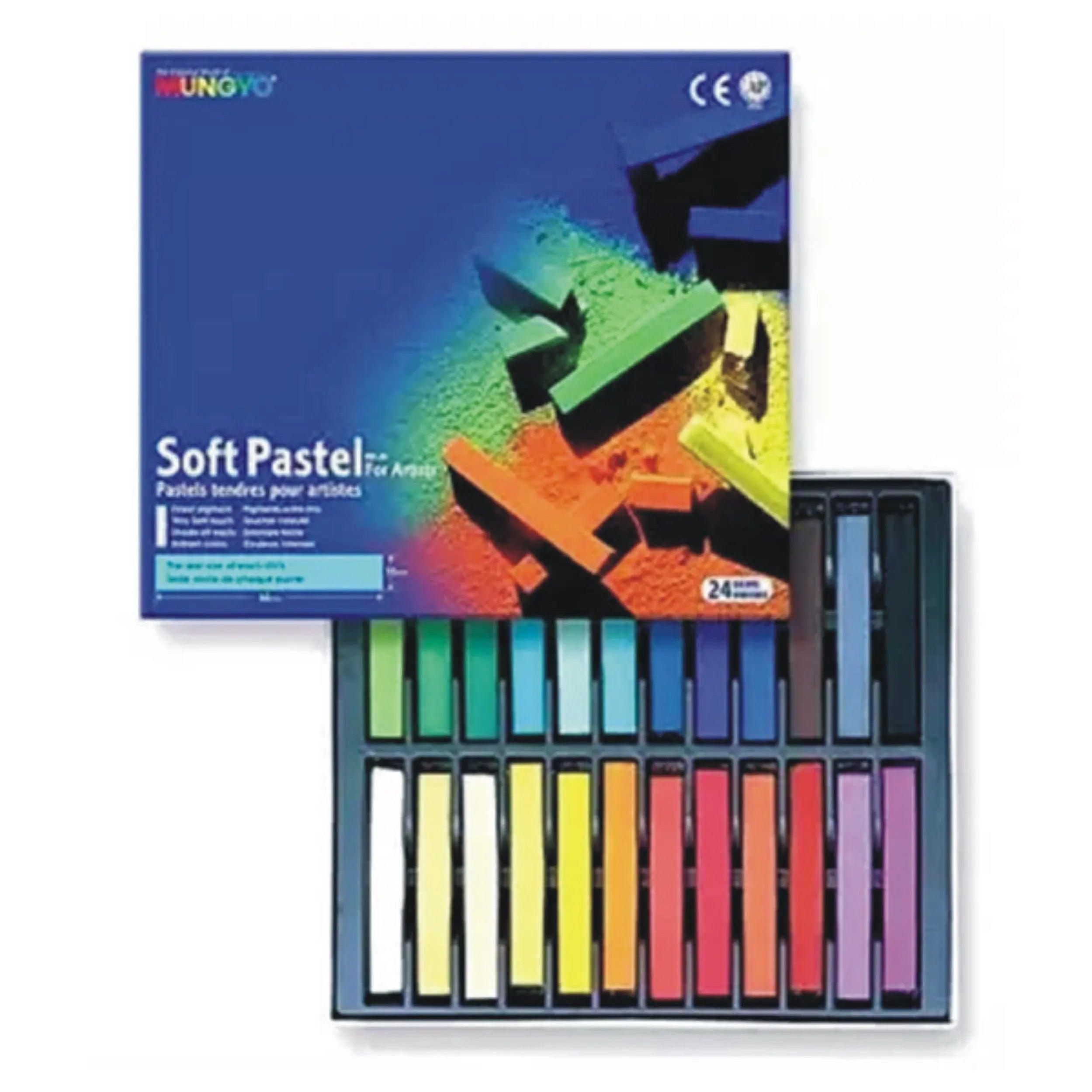 mungyo Soft Pastel Set 24 Full The Stationers