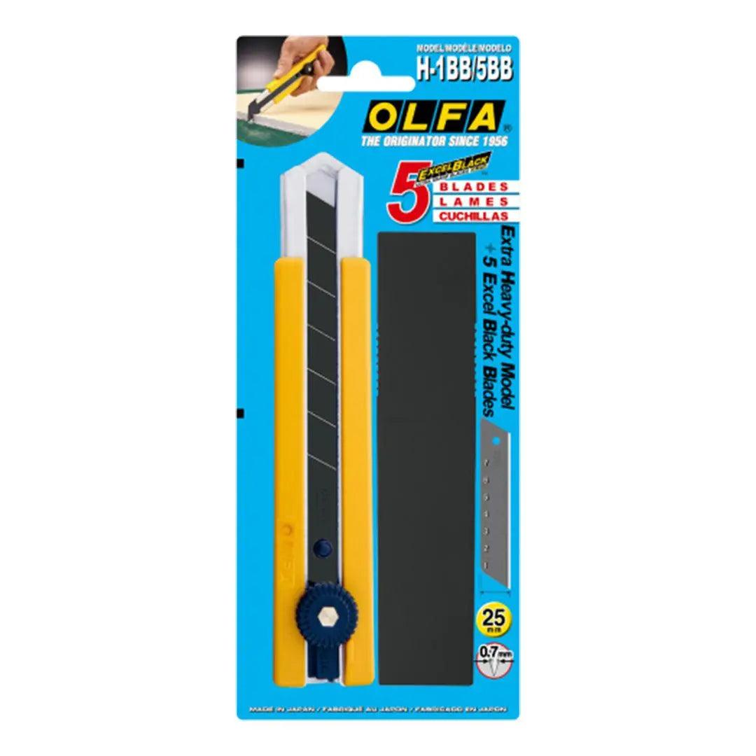 OLFA Ultra Sharp Heavy-Duty Spare Snap-Off Blades 5Pcs The Stationers