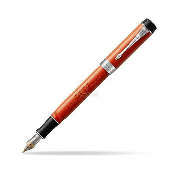 Parker Duo fold Classic Big Red Vintage CT Fountain Pen The Stationers