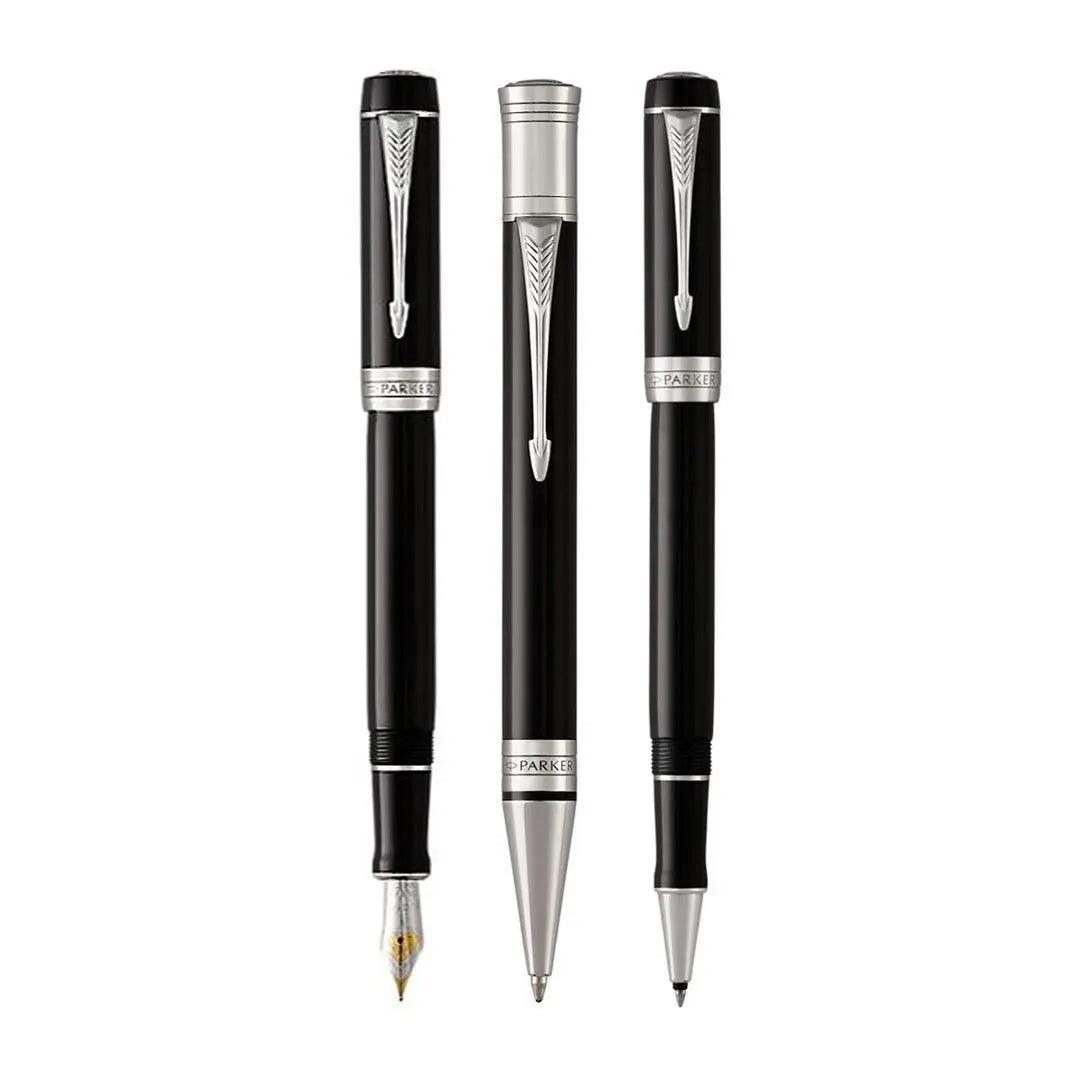 Parker Duofold Classic Core Black Centennial CT Pen The Stationers