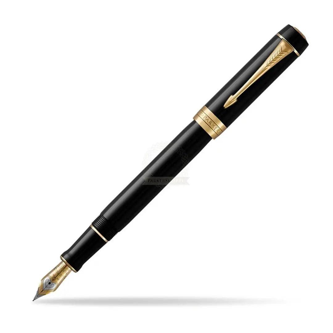 Parker Duofold Classic Core Black Centennial GT Fountain Pen The Stationers
