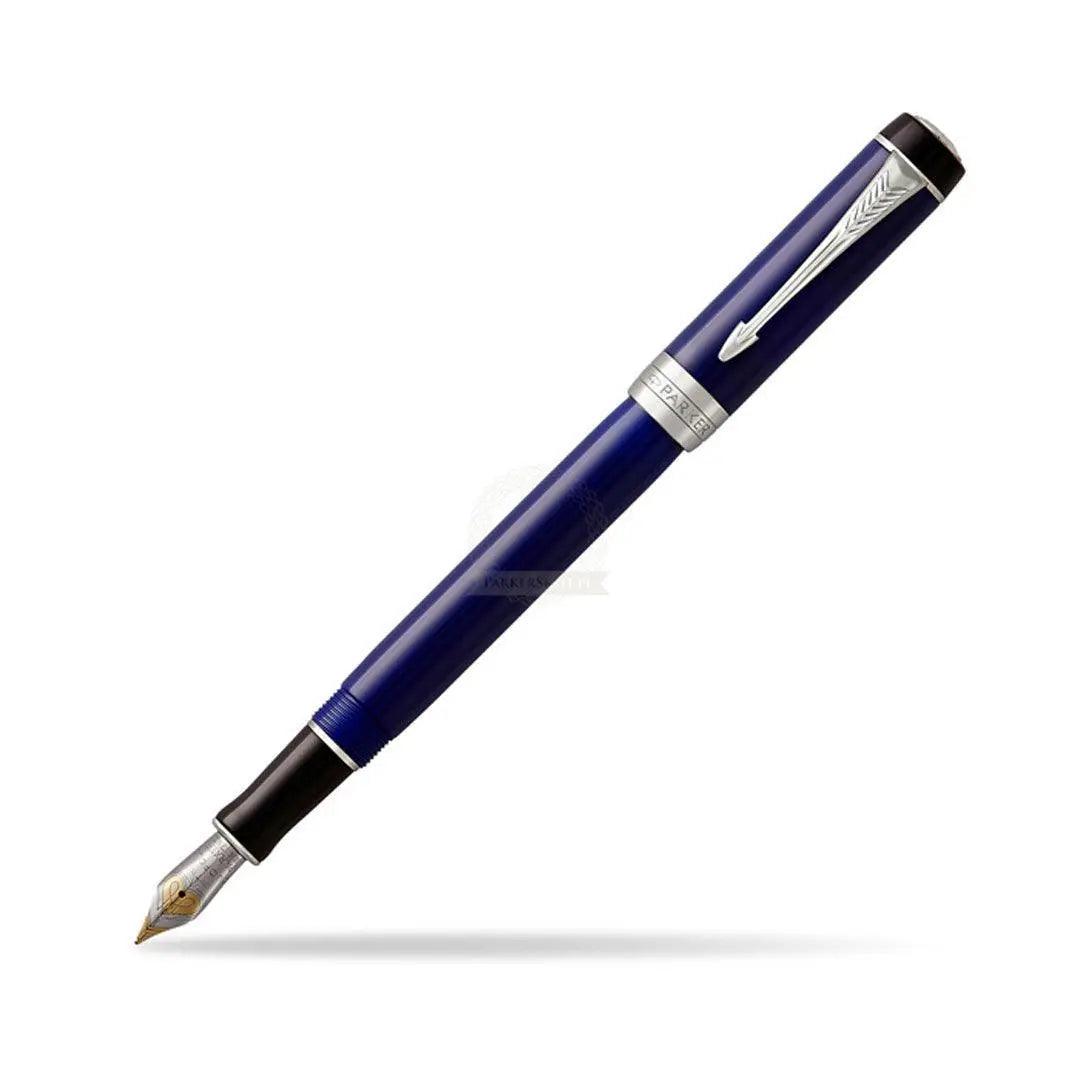 Parker Duofold Classic Core Lapis Blue CT International Fountain Pen The Stationers