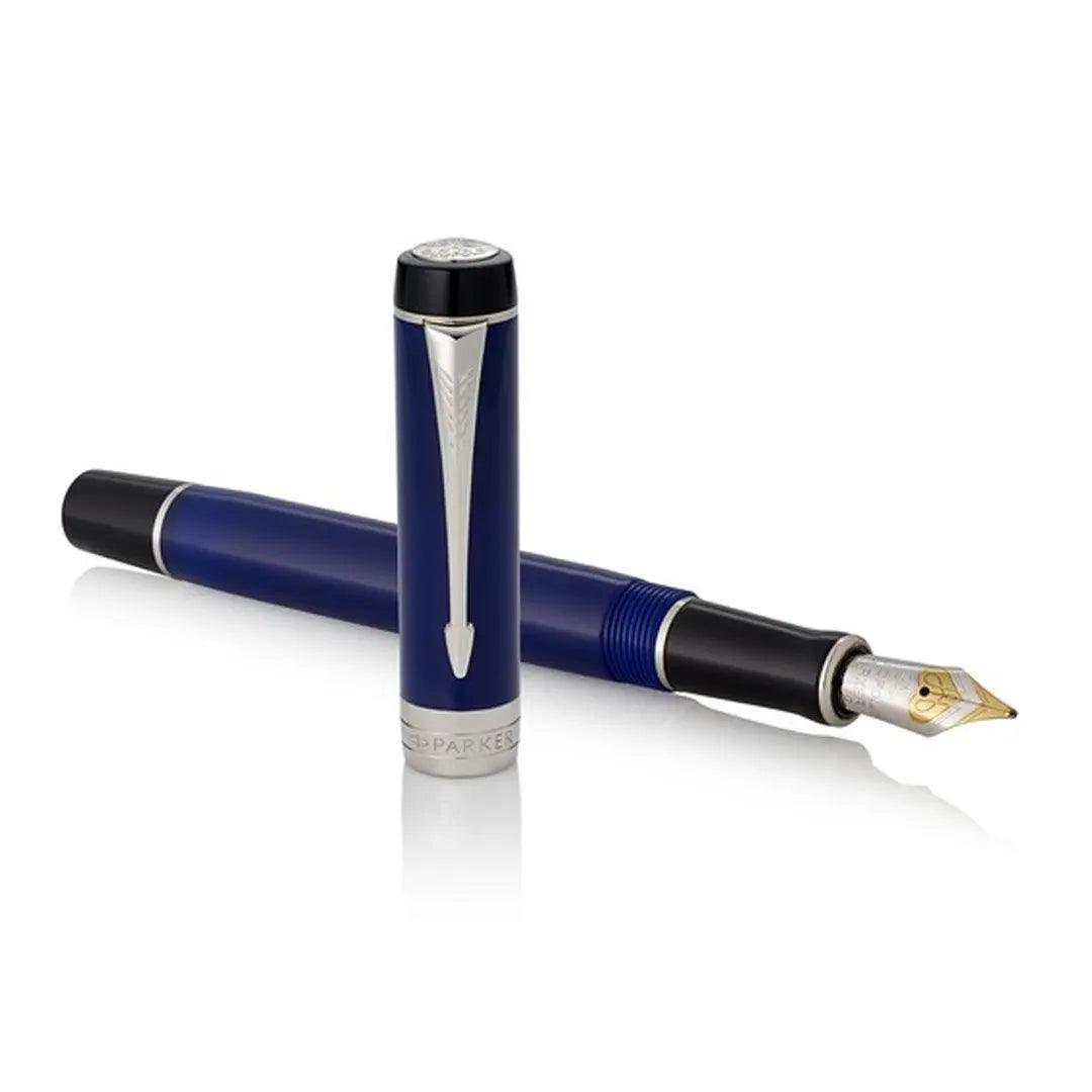 Parker Duofold Classic Core Lapis Blue CT International Fountain Pen The Stationers