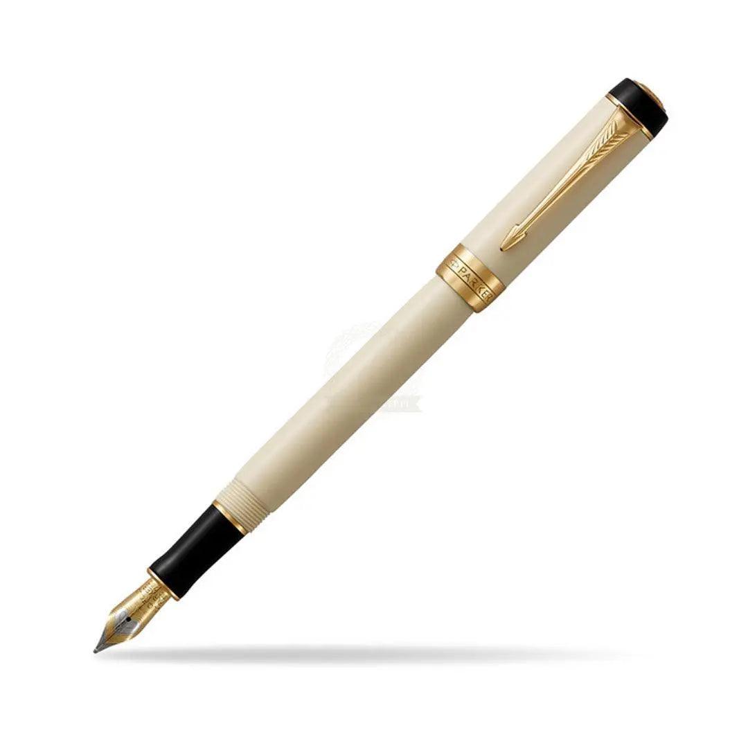 Parker Duofold Classic Ivory + Black International GT Pen The Stationers