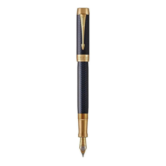 Parker Duofold Prestige Blue Chevron GT Cent Pen The Stationers