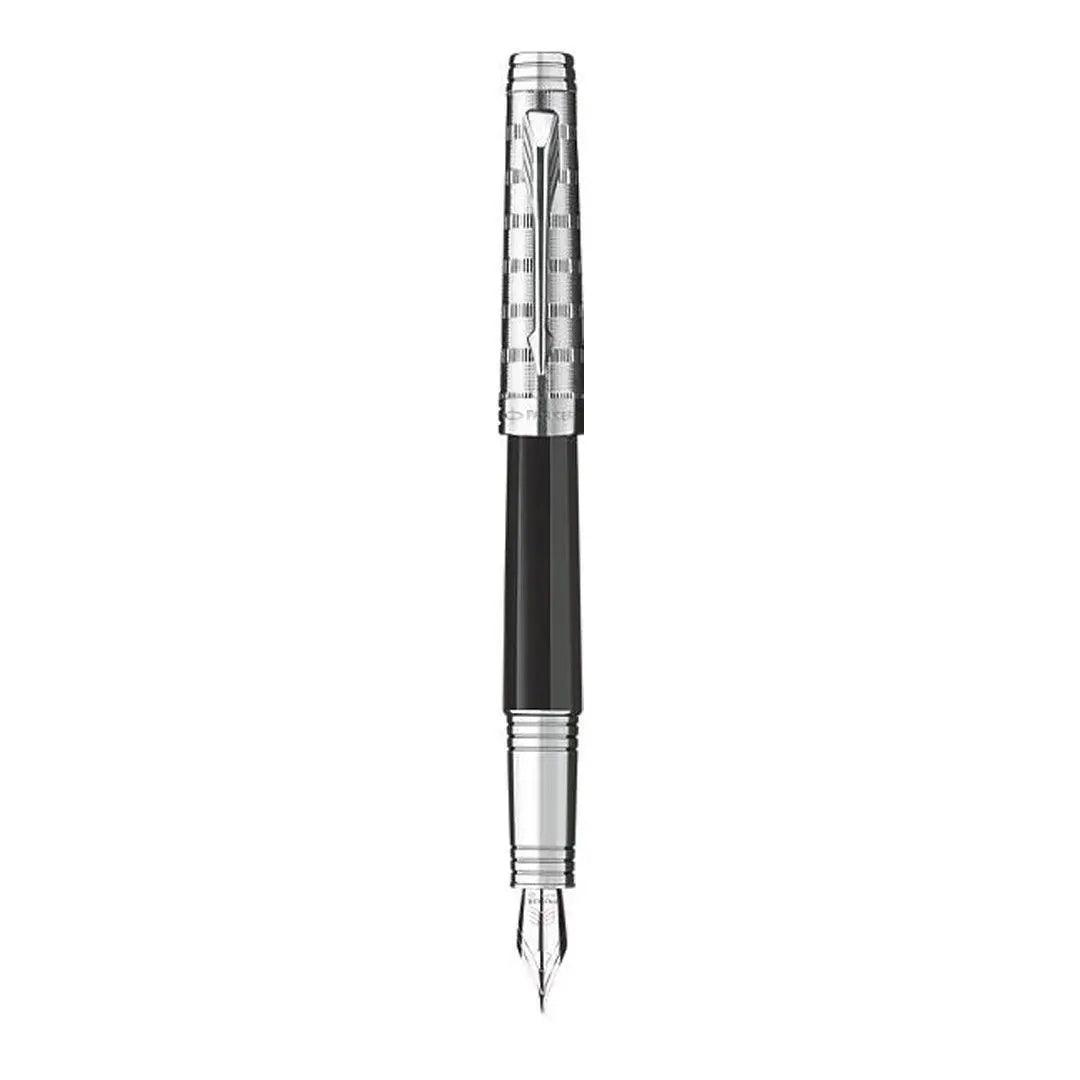 Parker Premier Custom Black ST FP The Stationers