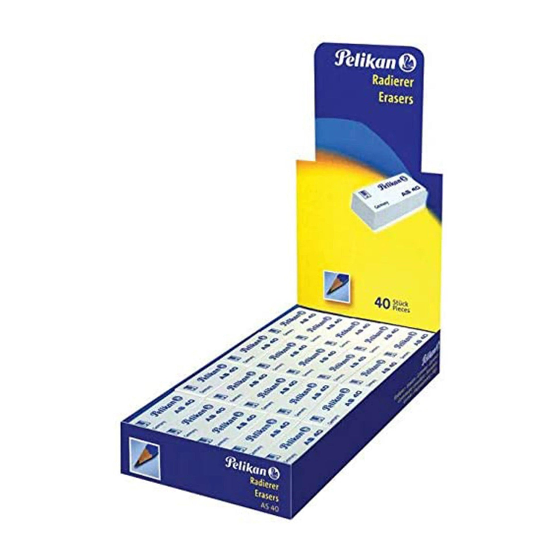 Pelikan Erasers AS 40 Box The Stationers