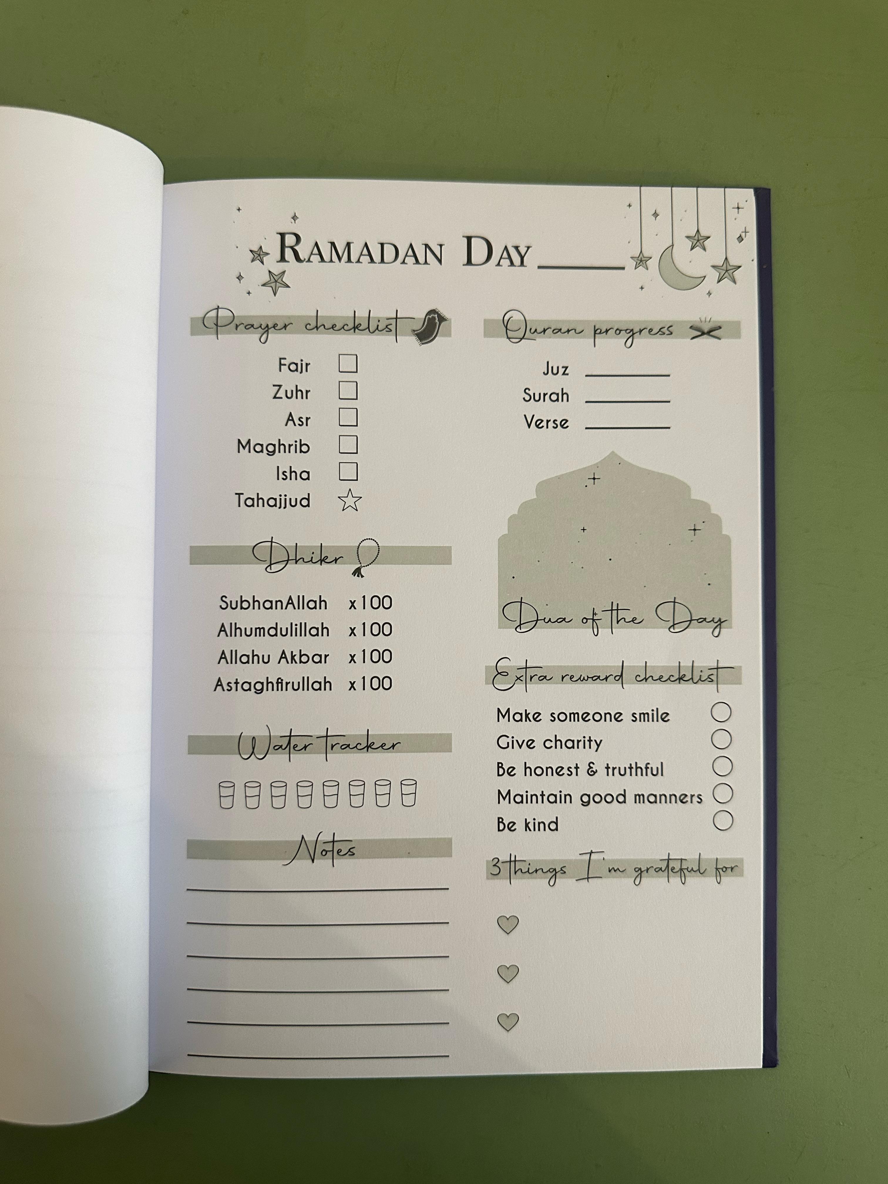 Ramadan Planner 2024 Hard Cover Binding A5 The Stationers
