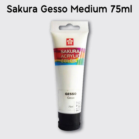 Sakura Acrylic Gesso Medium Tube  75ML The Stationers