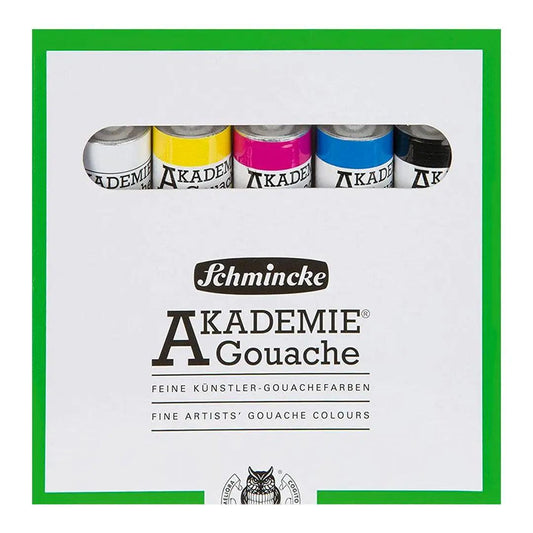 SCAKADEMIE Gouache 5 x 20 ml tubes The Stationers