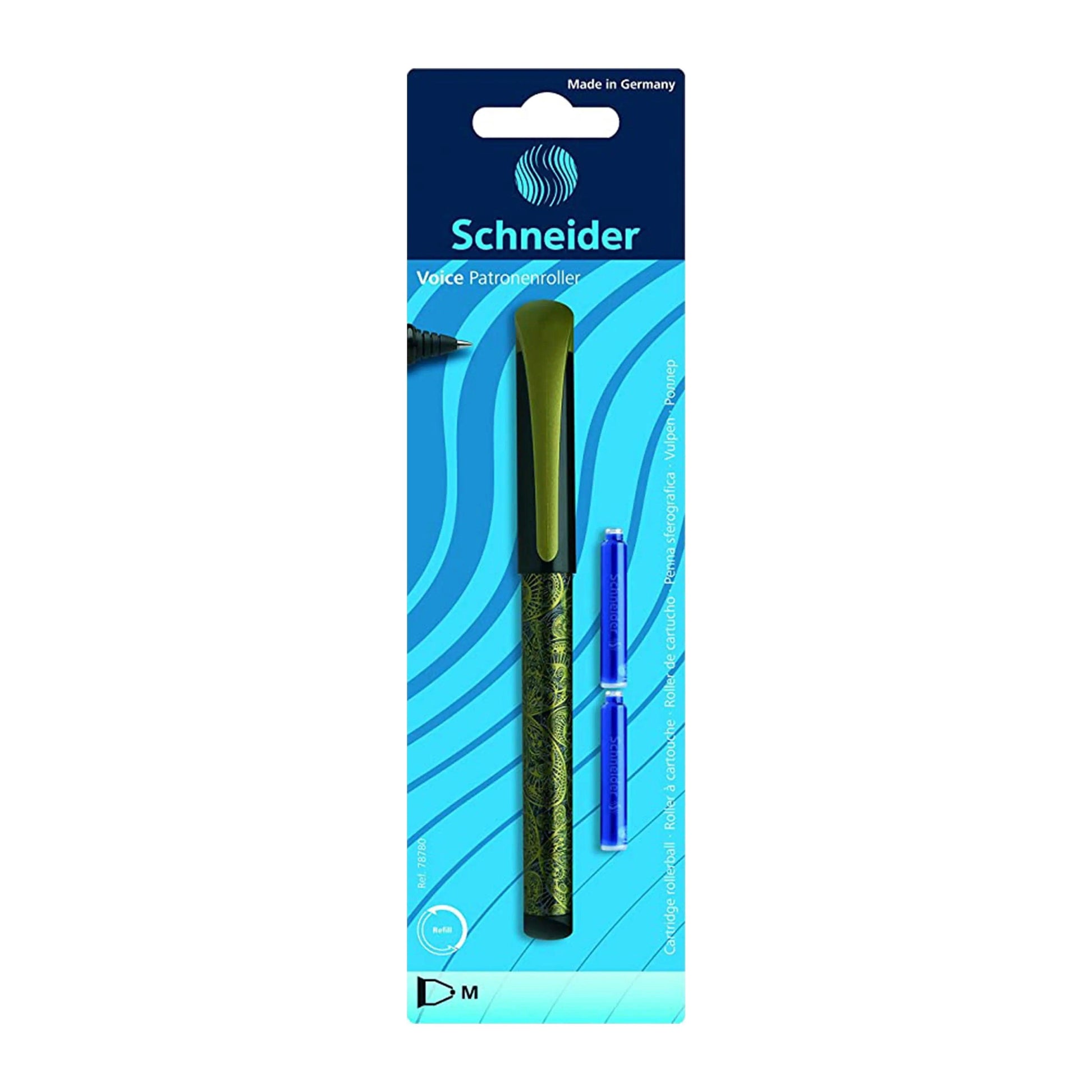 Schneider Voice Blister Including 1 Ink Cartridges Fountain Pen The Stationers