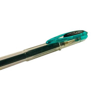 Uni-ball Signo Gel ink Pen Roller 0.4mm line & 0.7mm Ball UM - 1 Piece - Green The Stationers