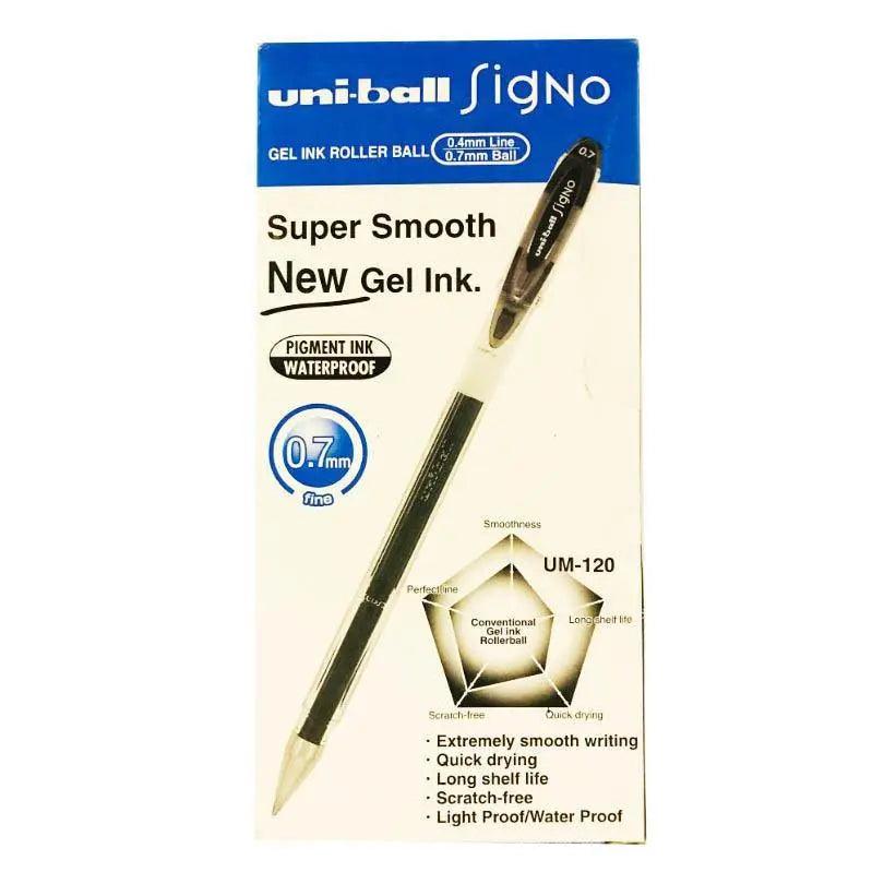 Uni-ball Signo Silver Gel Pen UM120 - Sold Each (12 per Box) - Impact Uni-ball Signo Silver Gel Pen UM120 - Sold Each (12 per Box) - Impact