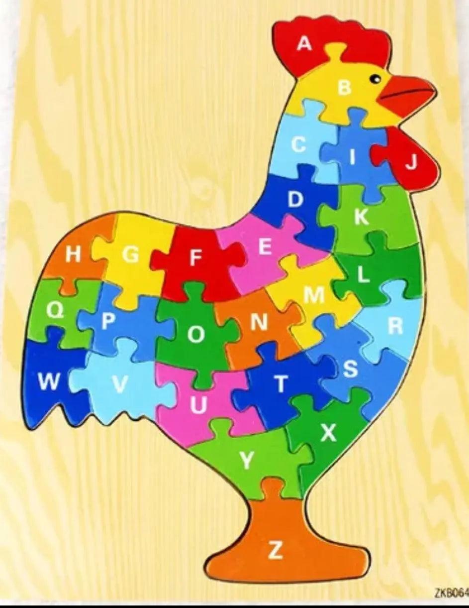 Wooden Puzzle Board Hen The Stationers