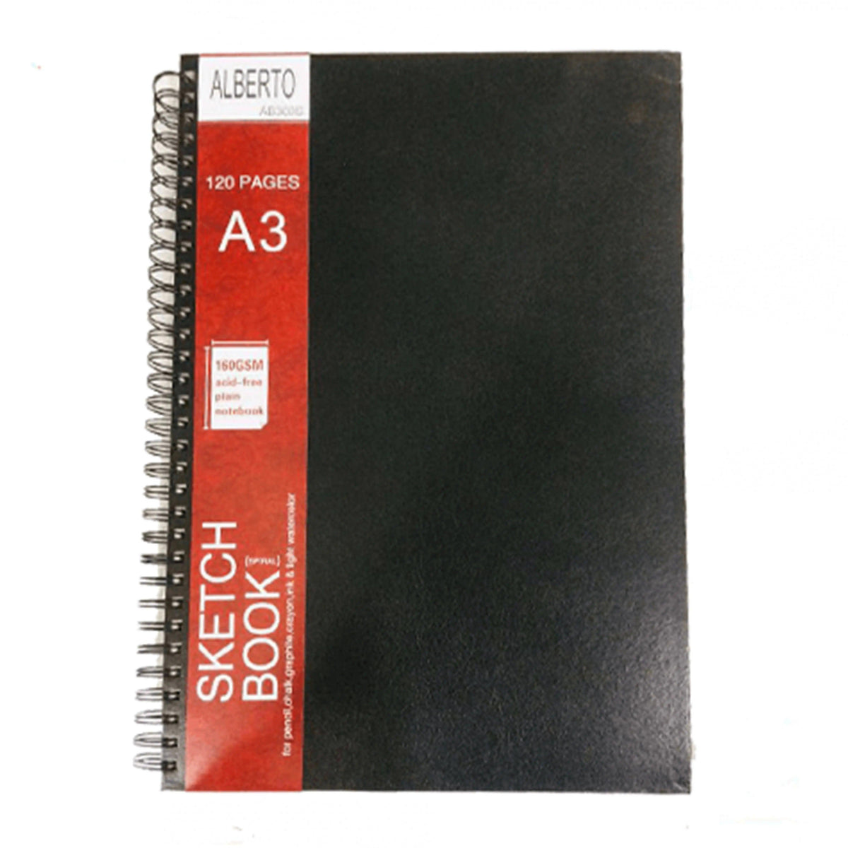 Alberto A3 Spiral Sketchbook 160gsm For Artist The Stationers