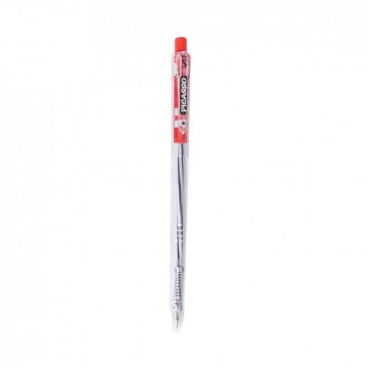 Ball Pen (Picasso Crystal) - Red 10Pcs/Box The Stationers