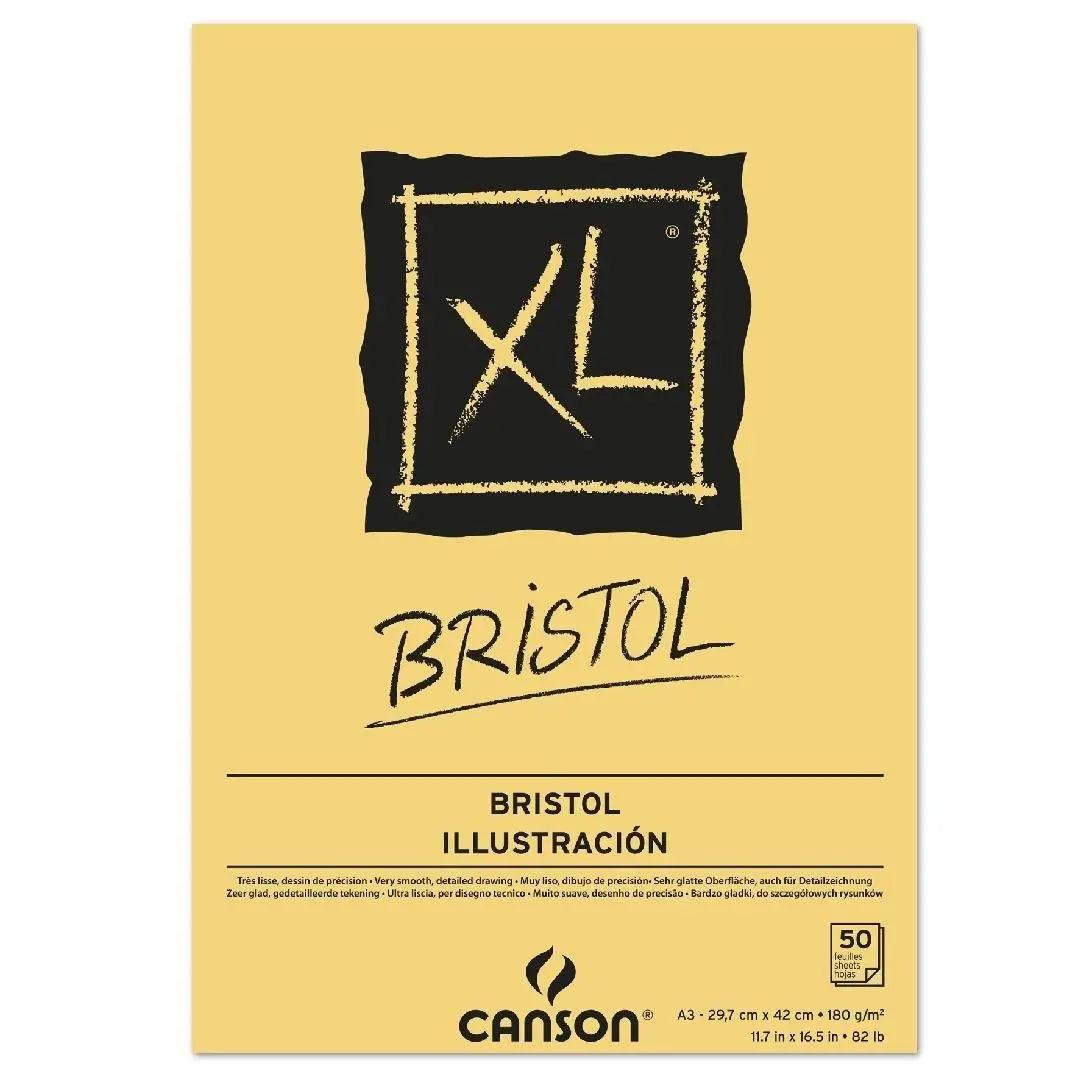 Canson Bristol Sketch Pad - A4, A3 50 Sheets The Stationers