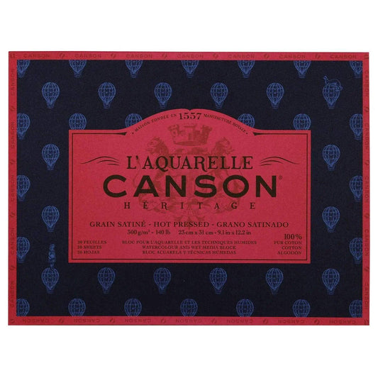 Canson Heritage Watercolor Rough Pad 300gsm 12 Sheets The Stationers