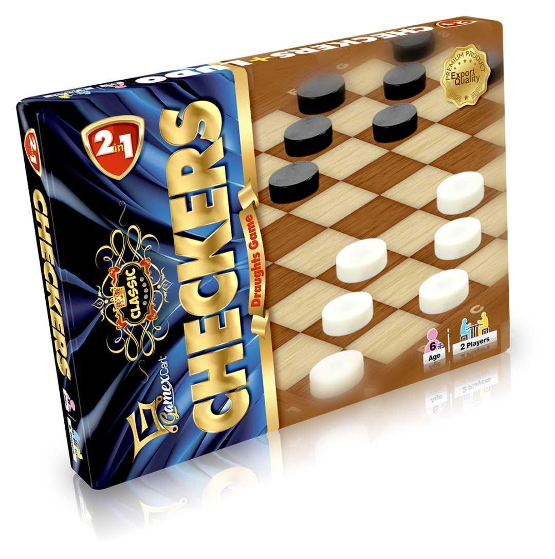 Checkers & LUDO - 2 in 1 The Stationers