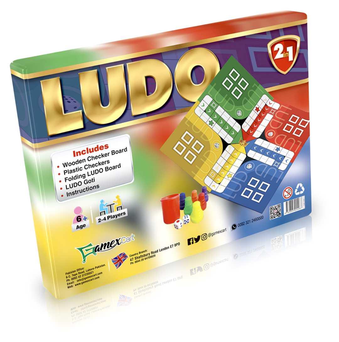 Checkers & LUDO - 2 in 1 The Stationers