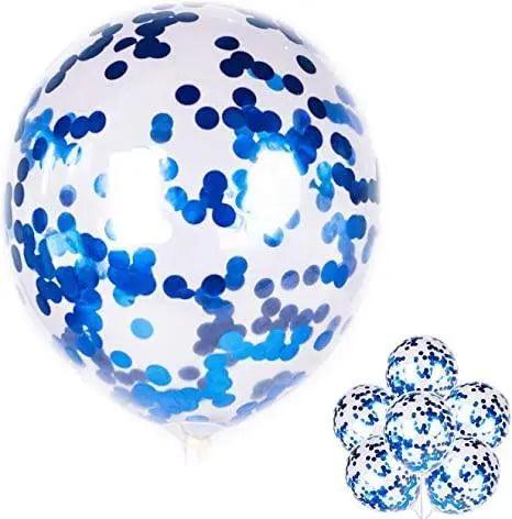 Confetti Balloons 12 Inch- Single color 5 pcs The Stationers