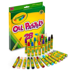 Crayola Jumbo-sized Oil Pestels Pack Of 28 The Stationers