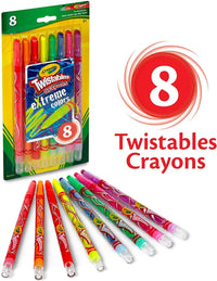 Crayola Twistable Crayons Extreme Colours Pack Of 8 The Stationers