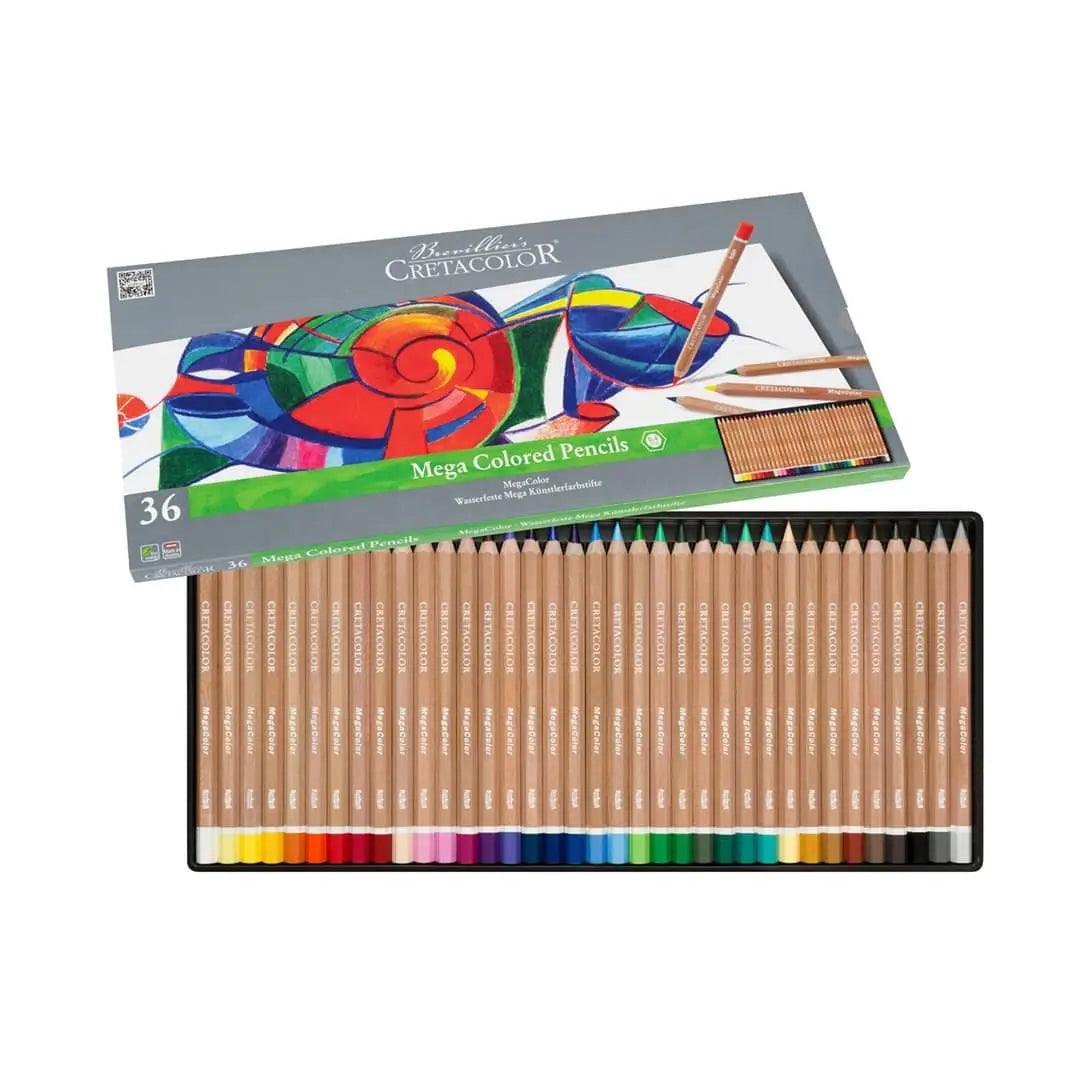 Cretacolor Mega Color Pencils For Professionals The Stationers
