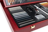 Cretacolor "Selection" Wooden Case | Professional Drawing Set 53 Pcs The Stationers
