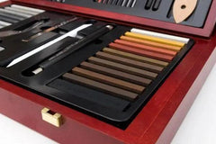Cretacolor "Selection" Wooden Case | Professional Drawing Set 53 Pcs The Stationers
