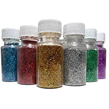 Crushed Glitters bottles pack of (6) The Stationers