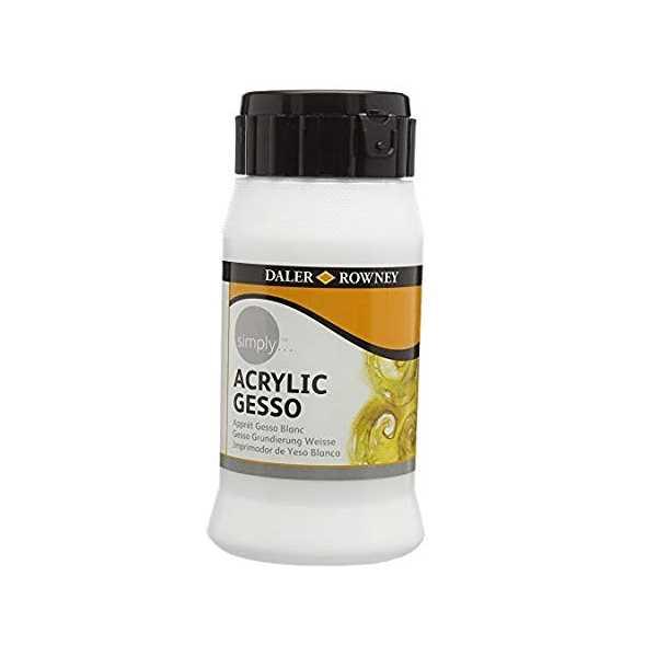Daler - rowney Acrylic Gesso in 500ml The Stationers