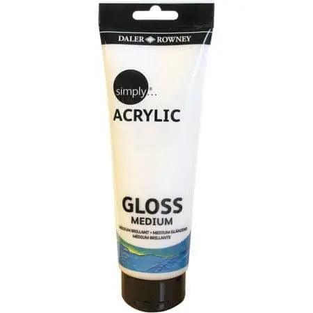 Daler - Rowney Acrylic Gloss Medium in 250ml tube The Stationers