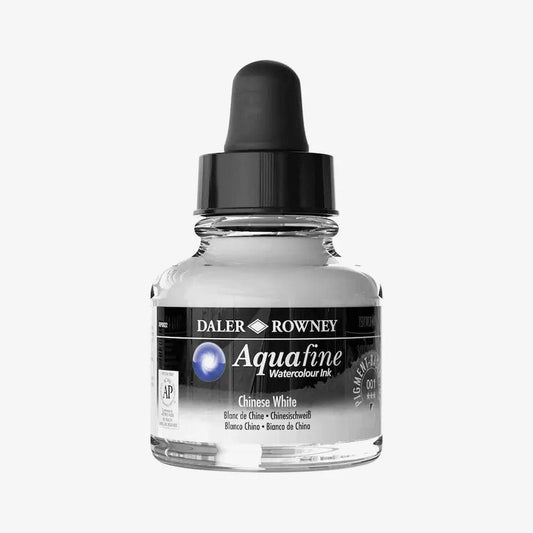 Daler Rowney Aquafine Watercolor Ink White 29.5ML The Stationers