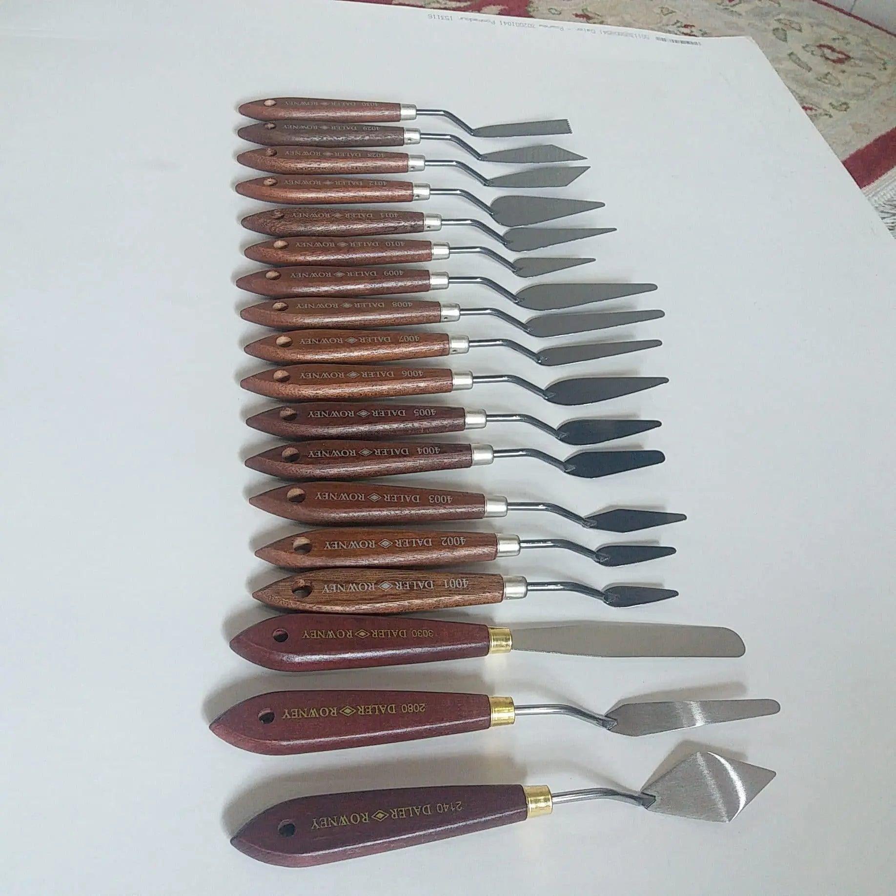 Daler Rowney Artist Palette Knives (14 Sizes) not a all set in 1065 every knife price mentioned below The Stationers