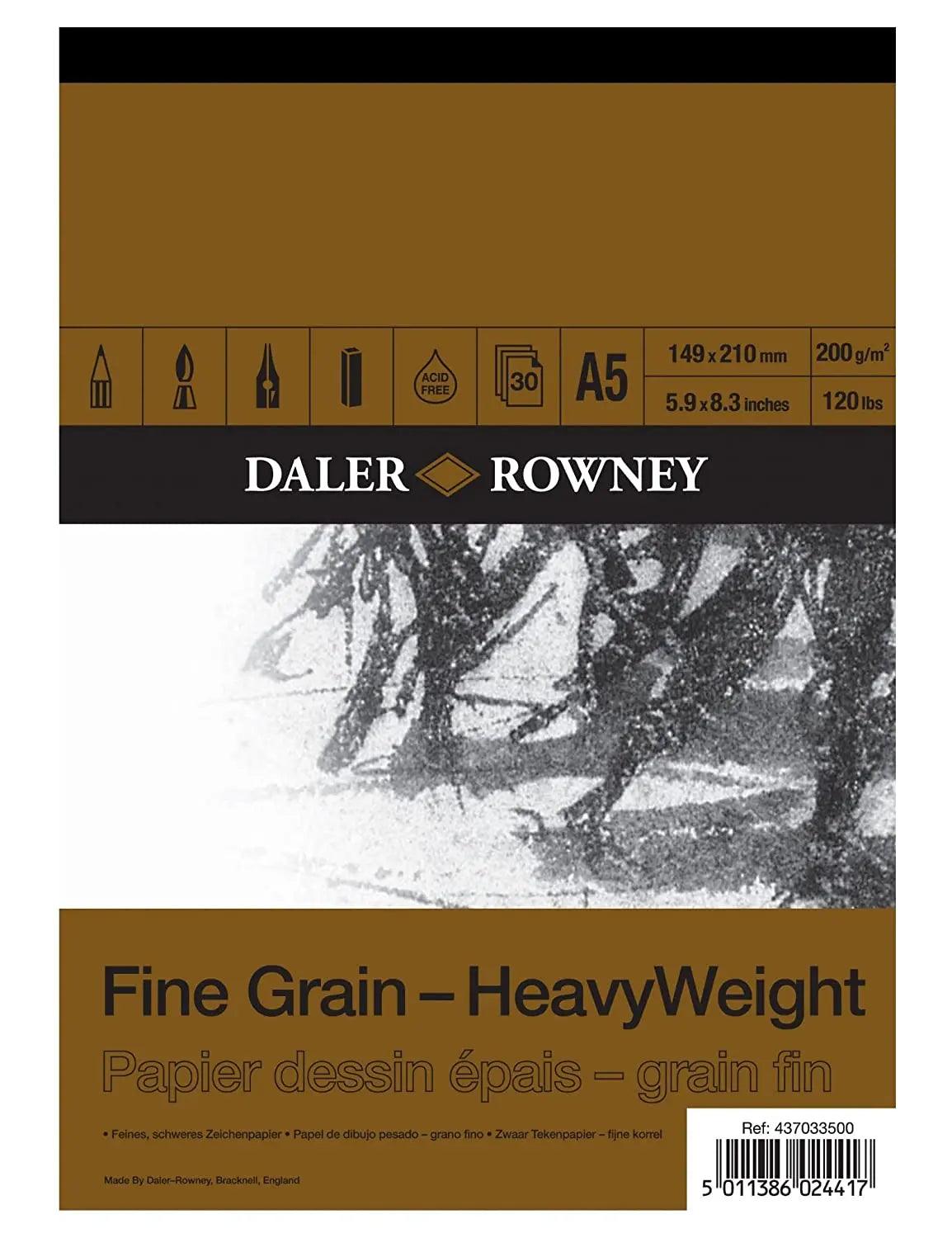 Daler Rowney Fine Grain Heavyweight Sketching & Drawing Pad The Stationers