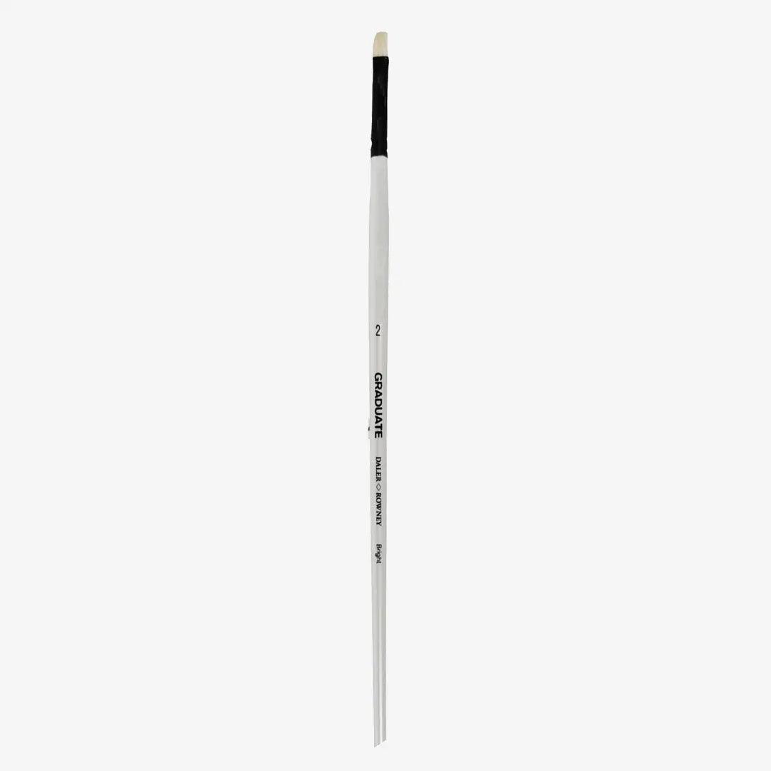 Daler Rowney Graduate Long Handle Bristle Bright Brushes The Stationers