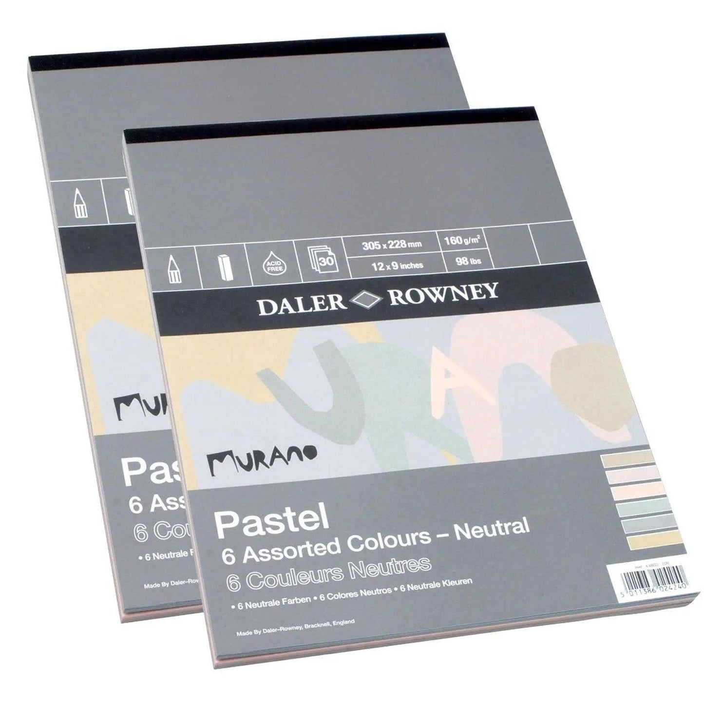 Daler Rowney Murano Pastel Colours Pad - A3 The Stationers