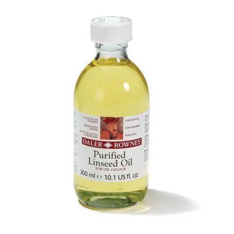 Daler Rowney Purified Linseed Oil 300ml Bottle The Stationers