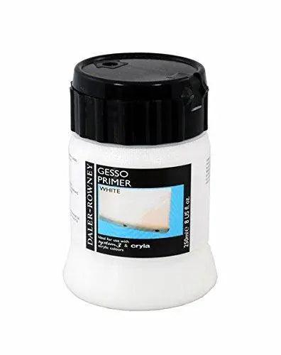 Daler Rowney White Gesso Primer 250ml Jar The Stationers