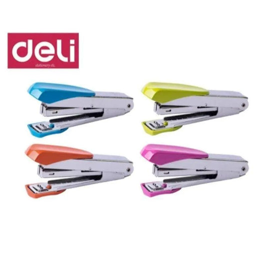 Deli Stapler Machine 12 Sheets (Metal) - Multi Color The Stationers