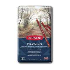 Derwent Colored Drawing Pencils Tin Of 12/24 The Stationers