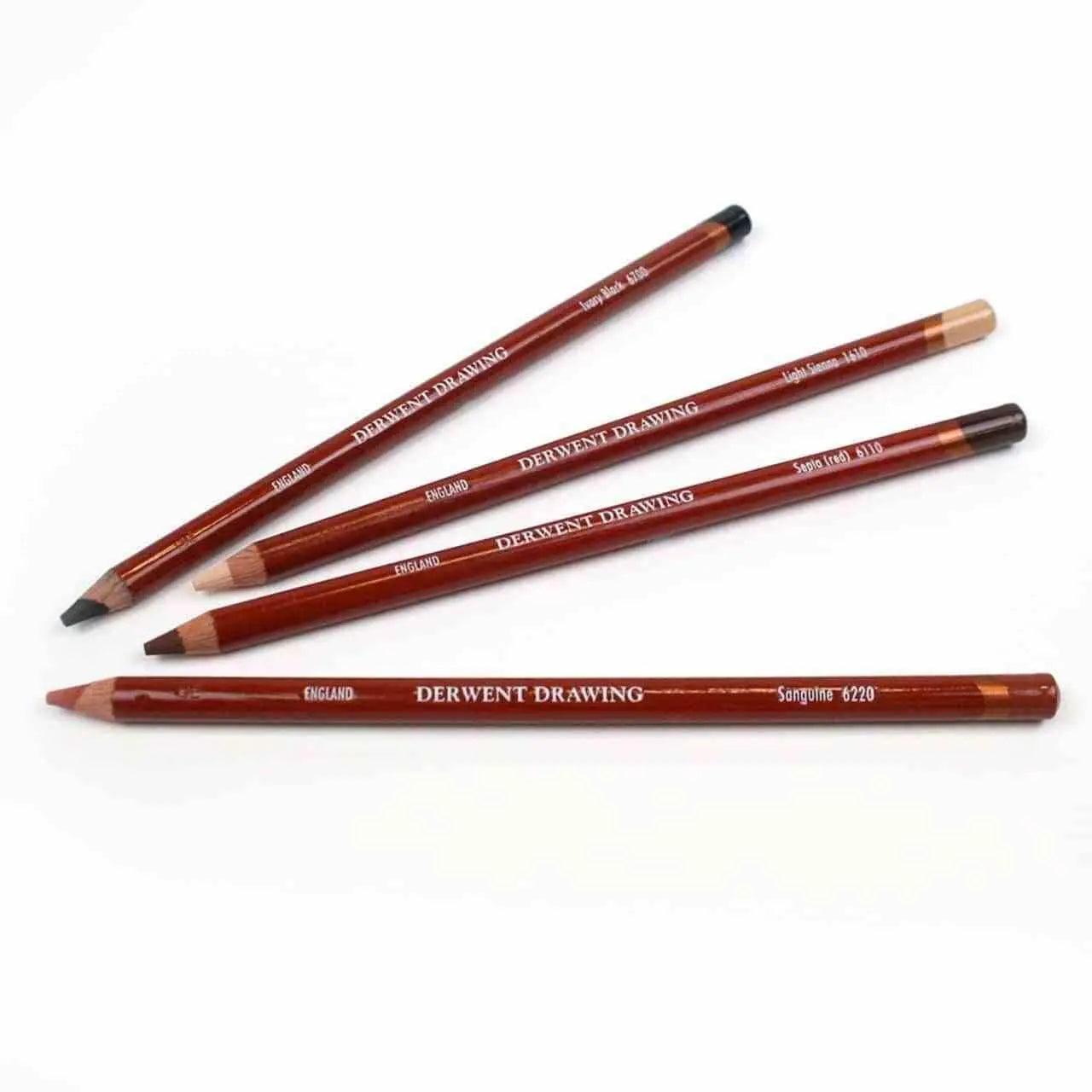 Derwent 34389 Drawing Pencil Chocolate 6600 Box 6 The Stationers