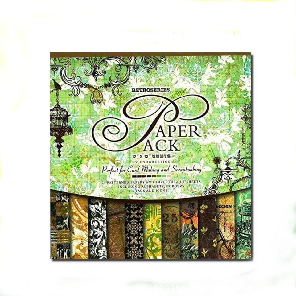 Design Paper Pack - Scrapbook Papers - Patterned Paper For Crafting The Stationers